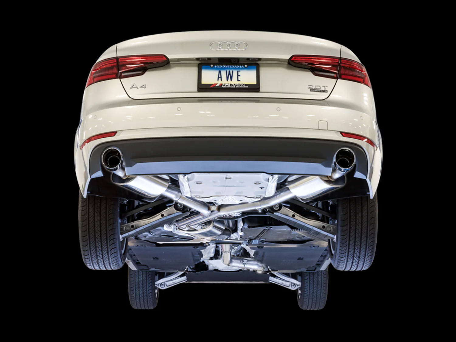 AWE Exhaust Suite for Audi B9 A4 2.0T - Image 14