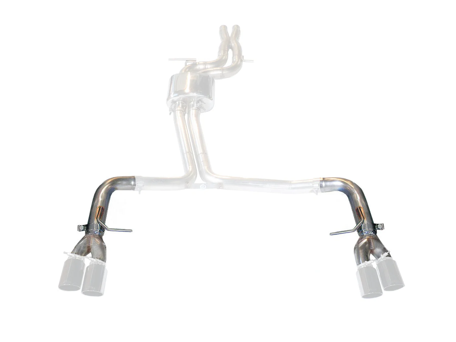 AWE Track Edition Exhausts and Downpipes for Audi B8.5 S5 3.0T - Image 6