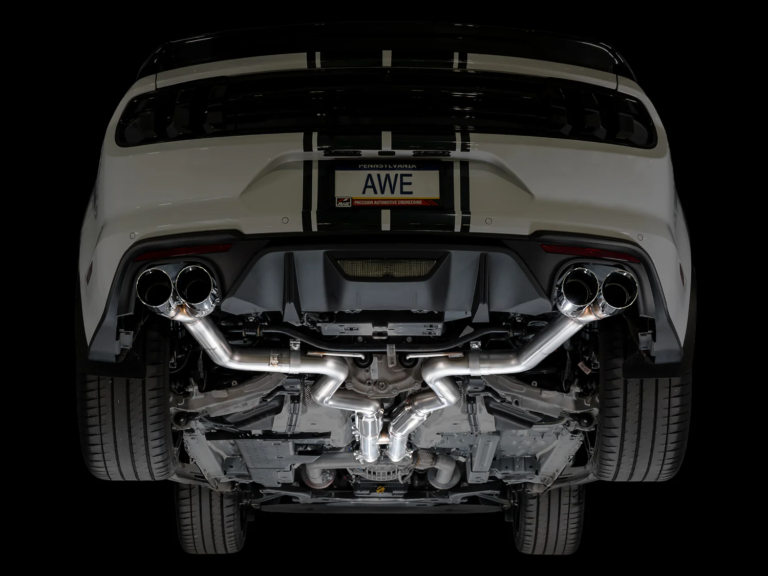 AWE Exhaust Suite for the 2018+ Ford S550 Mustang GT - Image 47