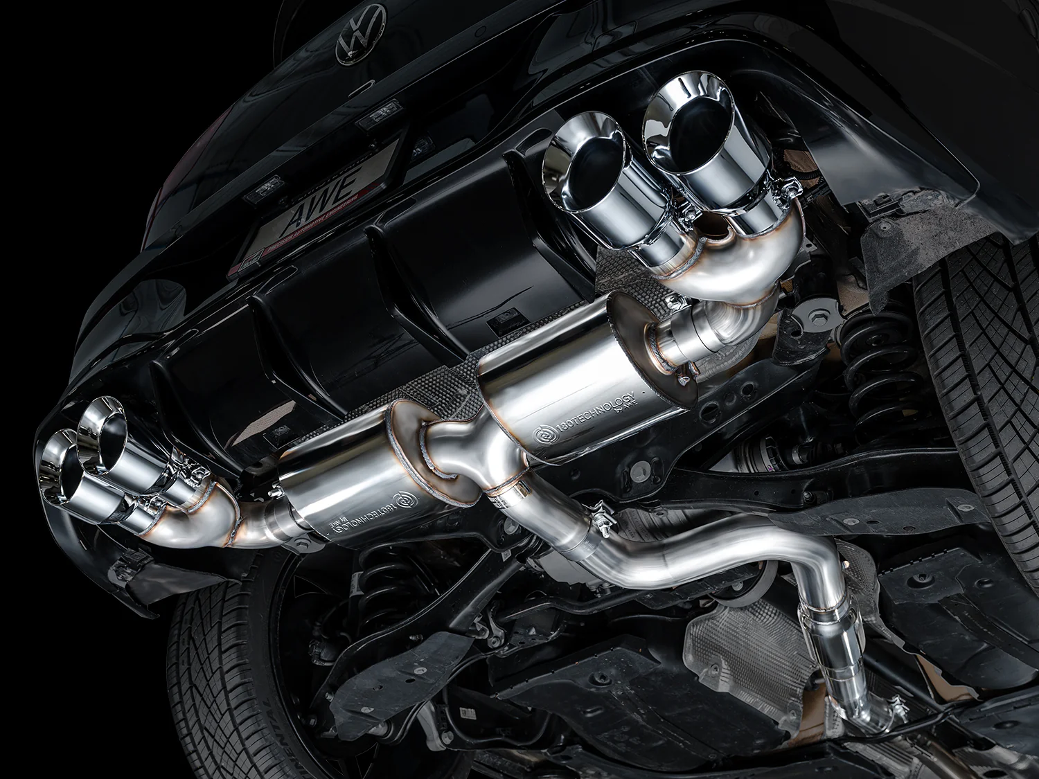 AWE EXHAUST SUITE FOR MK8 VOLKSWAGEN GOLF R 2.0T - Image 43