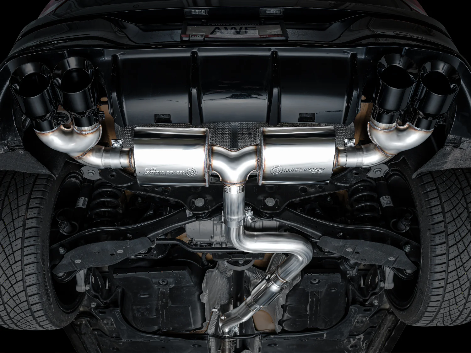 AWE EXHAUST SUITE FOR MK8 VOLKSWAGEN GOLF R 2.0T - Image 56