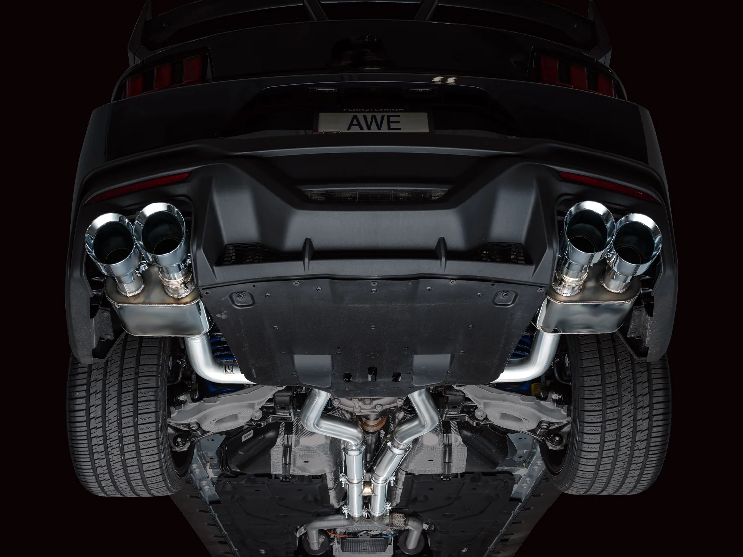 AWE Exhaust Suite for S650 Ford Mustang Dark Horse - Image 41
