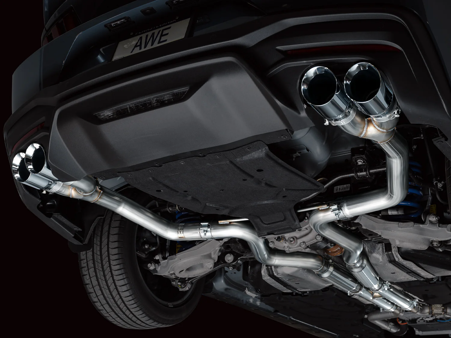 AWE Exhaust Suite for S650 Ford Mustang Quad Tip GT - Image 13