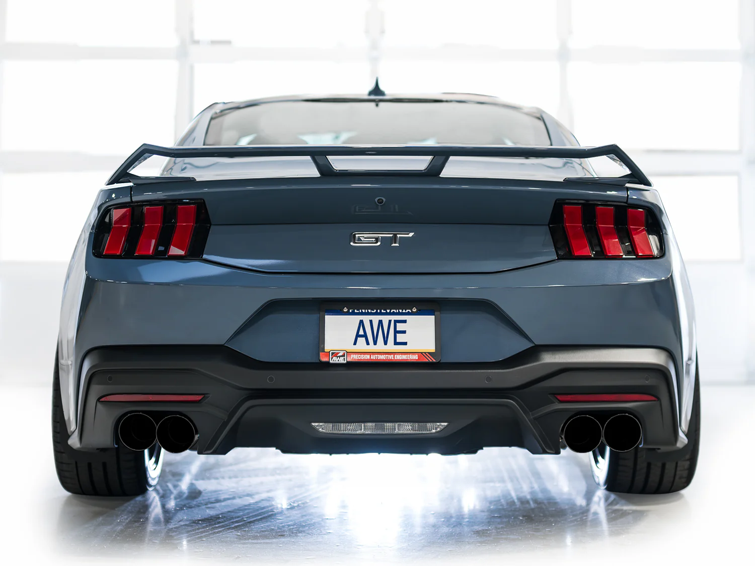 AWE Exhaust Suite for S650 Ford Mustang Quad Tip GT - Image 21