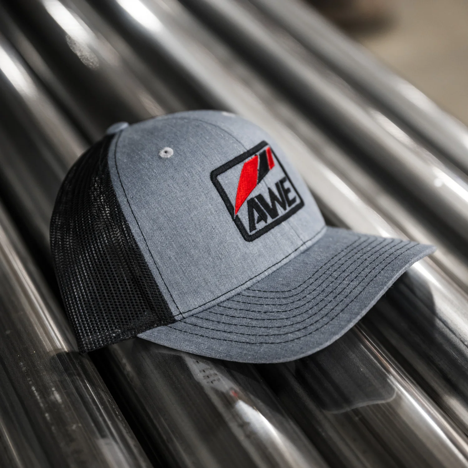 AWE Meshback Hat - Heather Gray - Image 6