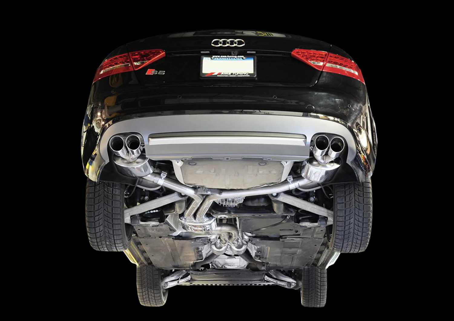 AWE Touring Edition Exhausts and Downpipes for Audi B8.5 S5 3.0T - Image 10