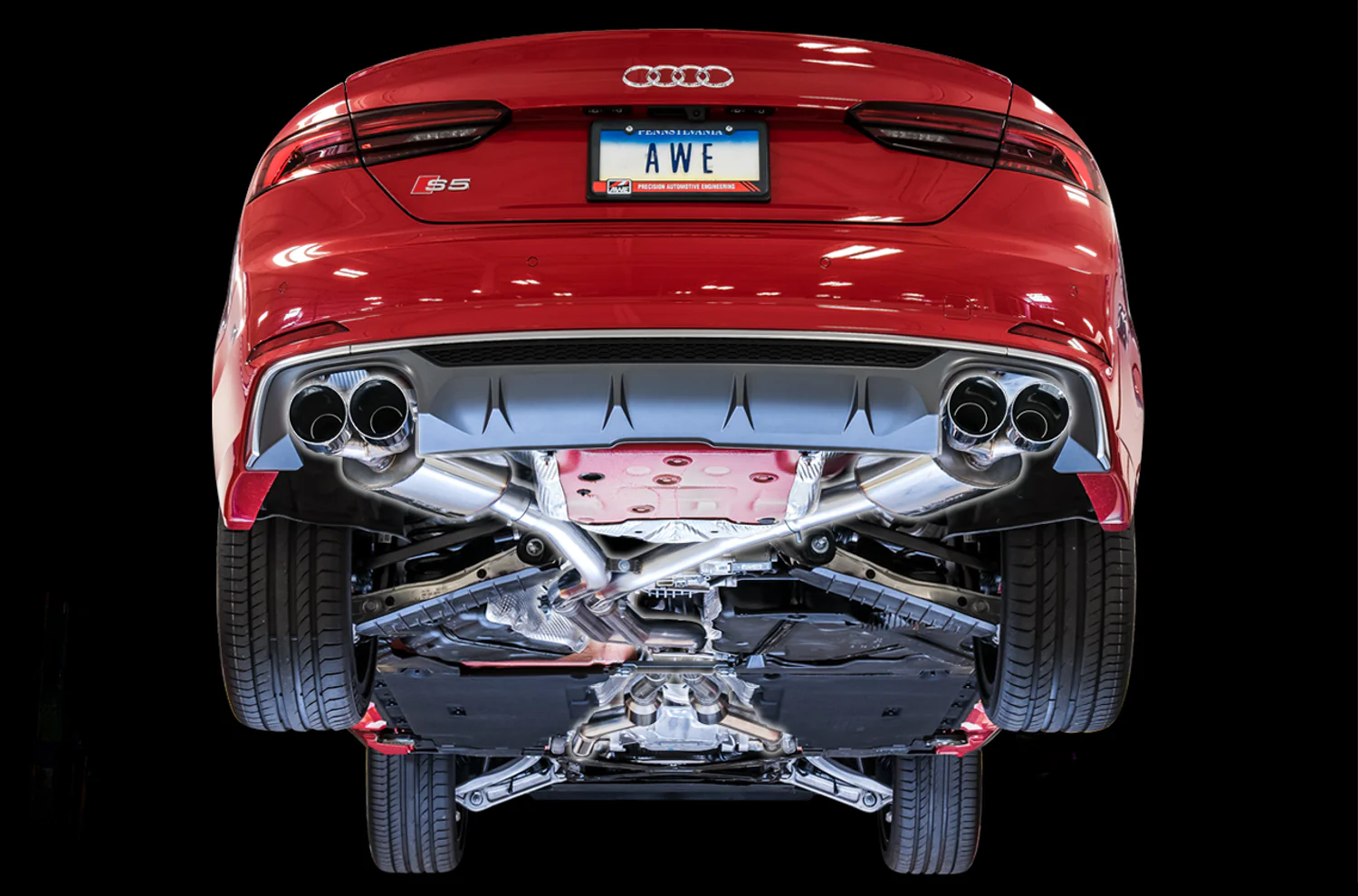 AWE Exhaust Suite for Audi B9 S5 Coupe 3.0T - Image 17